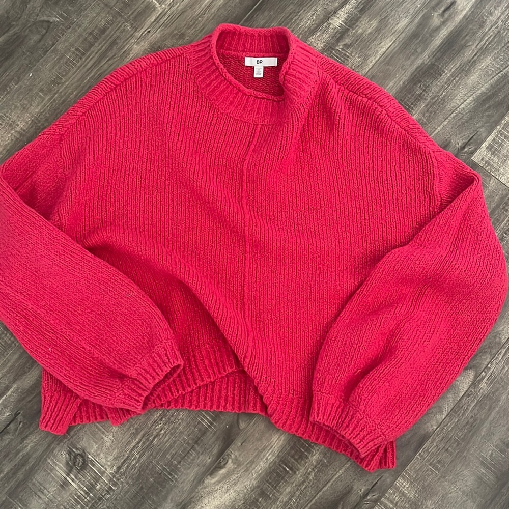 Hot Pink cropped sweater!